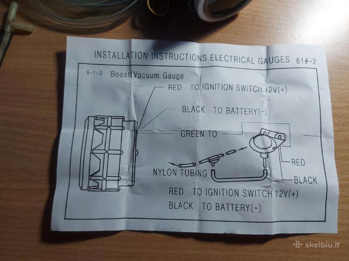 Boost gauges, turbinos matuoklis - nuotraukos Nr. 5
