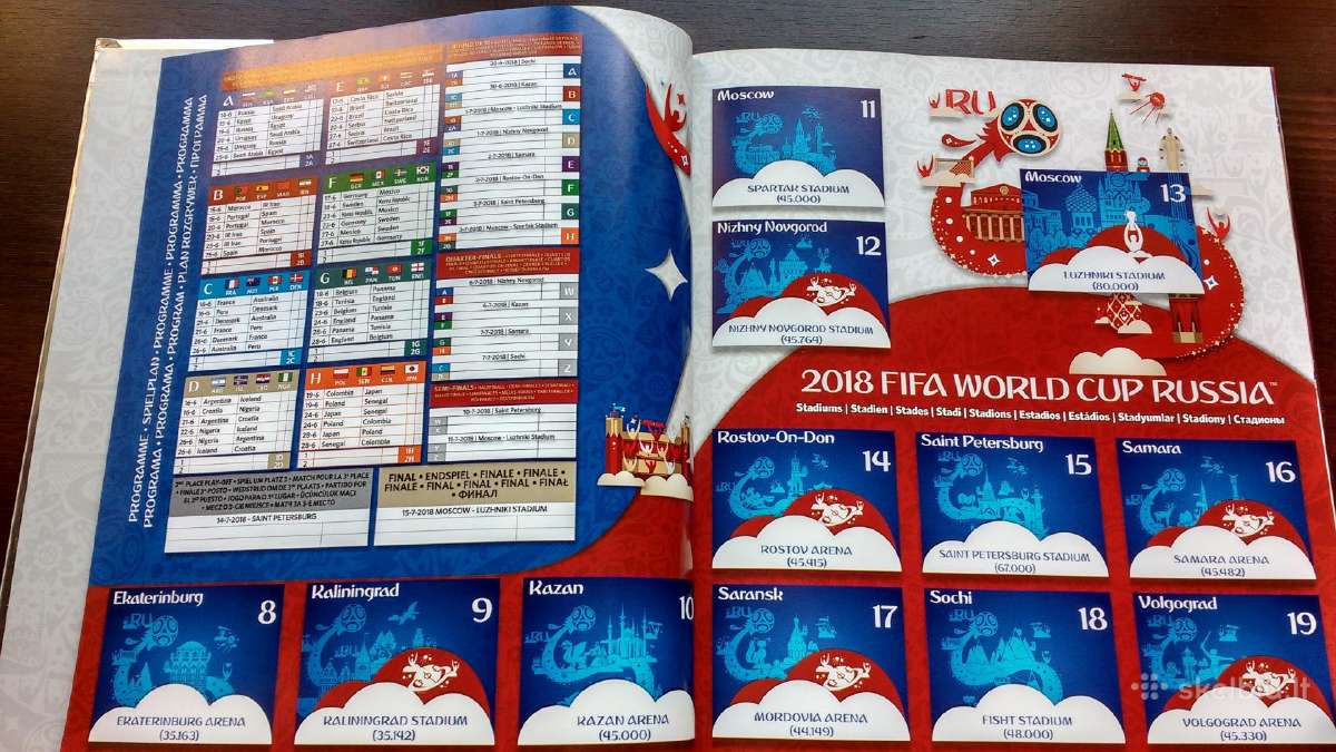 Panini Fifa Futbolo Čempionato Lipdukų Album - nuotraukos Nr. 5