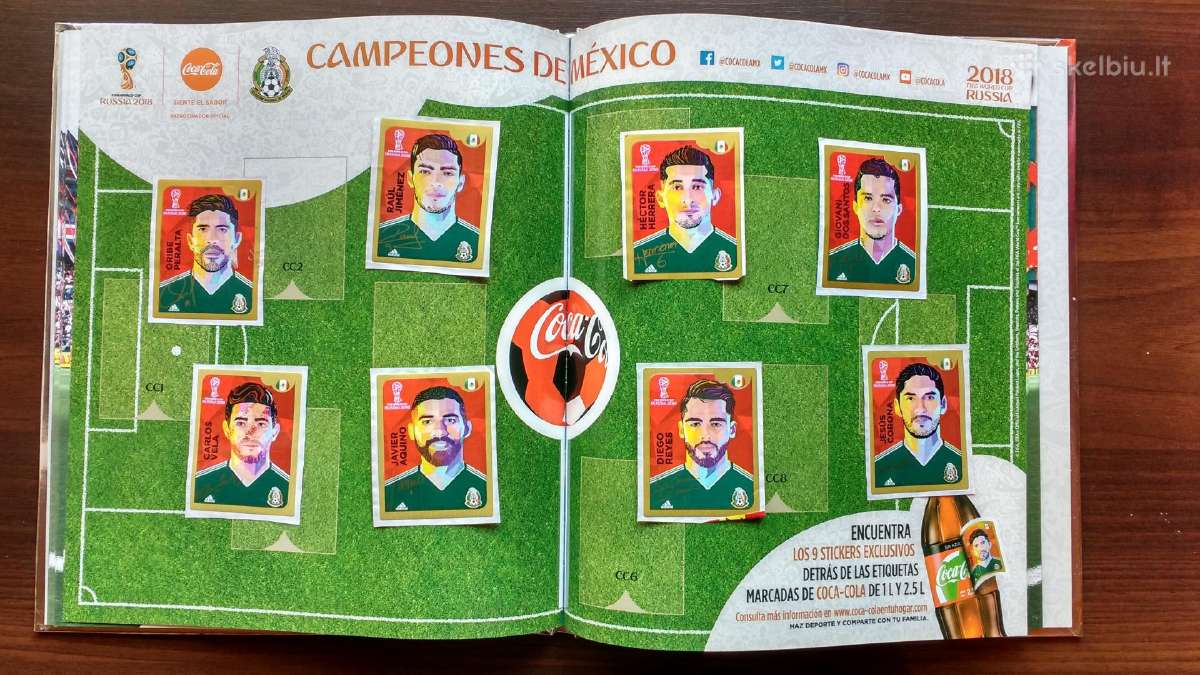 Panini Fifa Futbolo Čempionato Lipdukų Album - nuotraukos Nr. 9