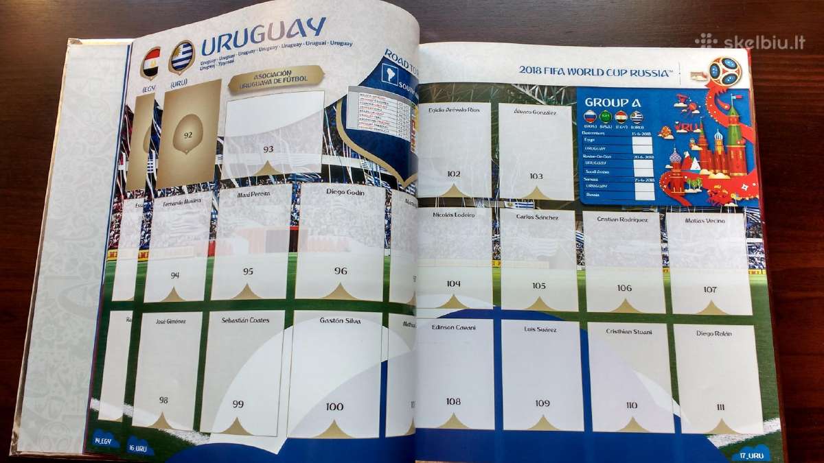 Panini Fifa Futbolo Čempionato Lipdukų Album - nuotraukos Nr. 11