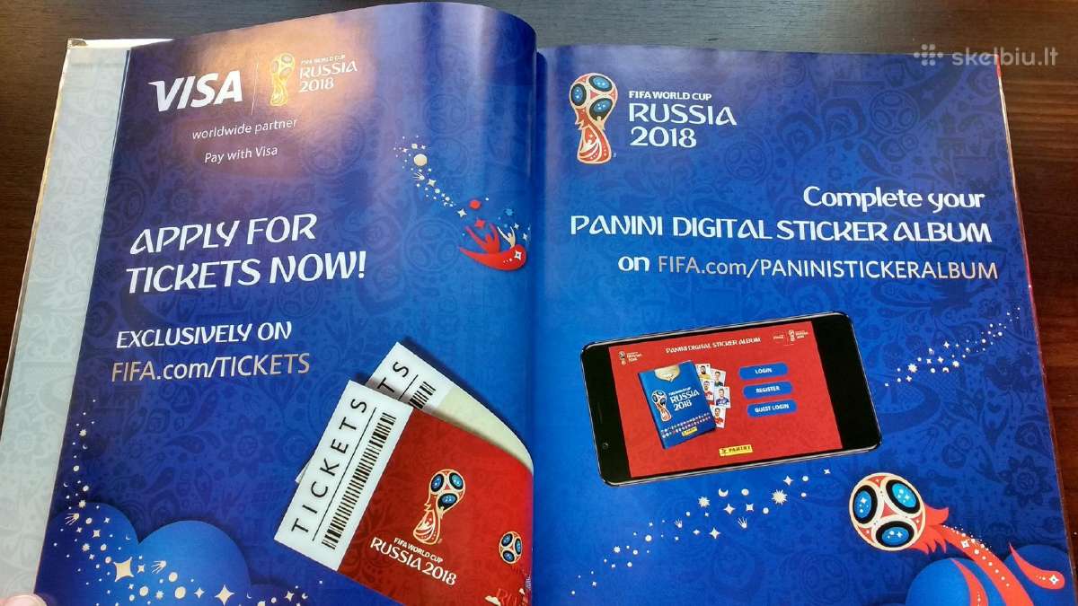 Panini Fifa Futbolo Čempionato Lipdukų Album - nuotraukos Nr. 12