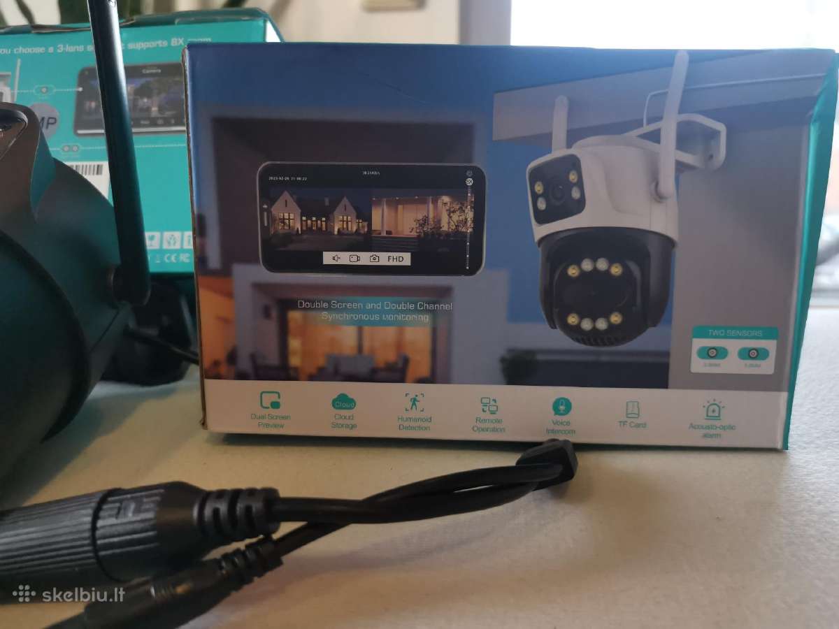 Full HD 8mp dviguba WiFi kamera - nuotraukos Nr. 4