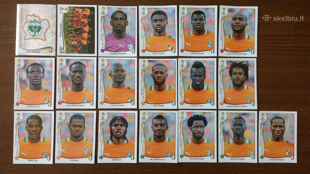 Panini 2014 Pasaulio Futbolo Čempionato Lipdukai - nuotraukos Nr. 3