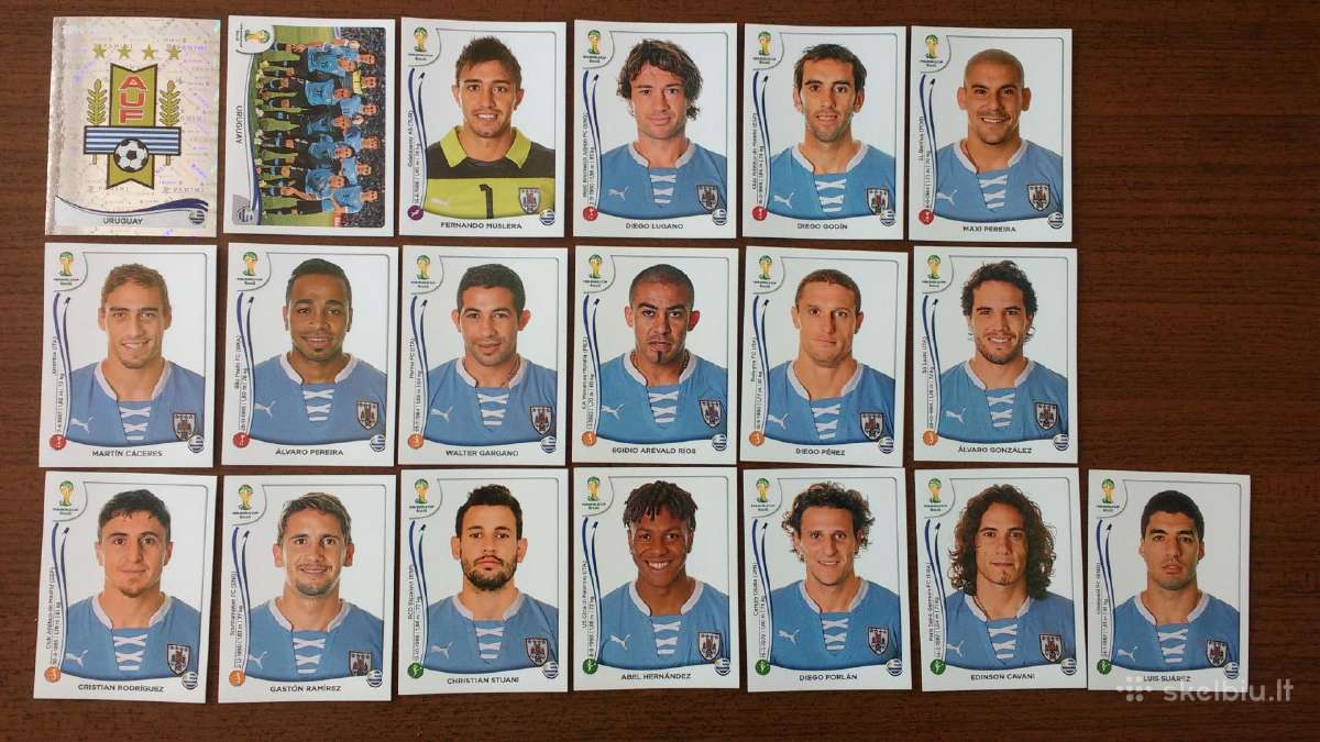 Panini 2014 Pasaulio Futbolo Čempionato Lipdukai - nuotraukos Nr. 6