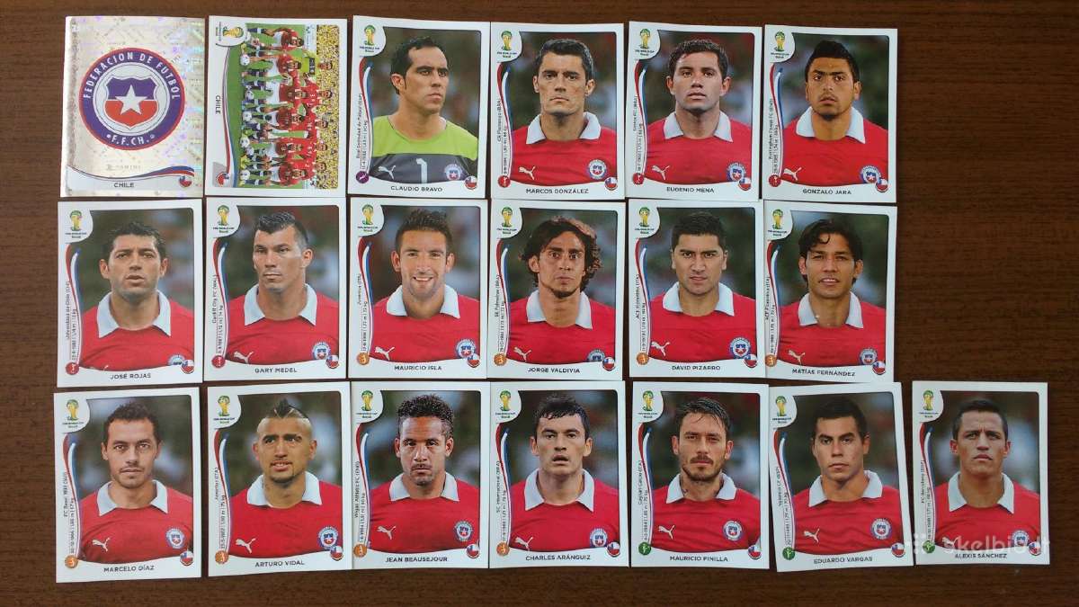 Panini 2014 Pasaulio Futbolo Čempionato Lipdukai - nuotraukos Nr. 7