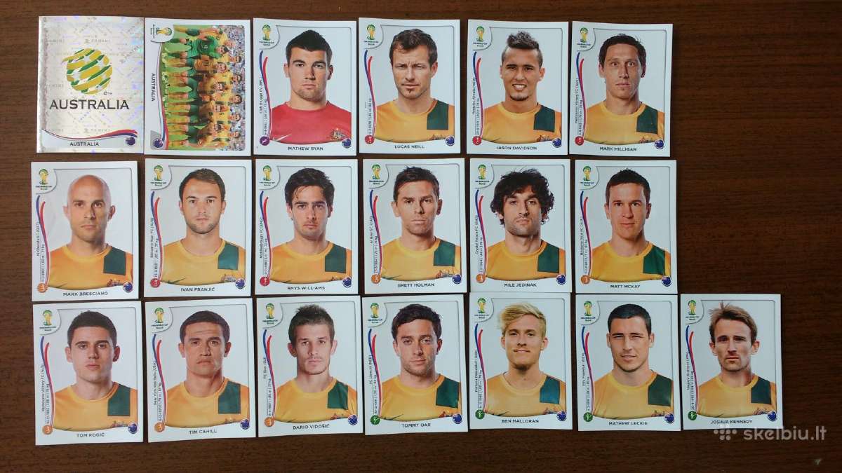 Panini 2014 Pasaulio Futbolo Čempionato Lipdukai - nuotraukos Nr. 8
