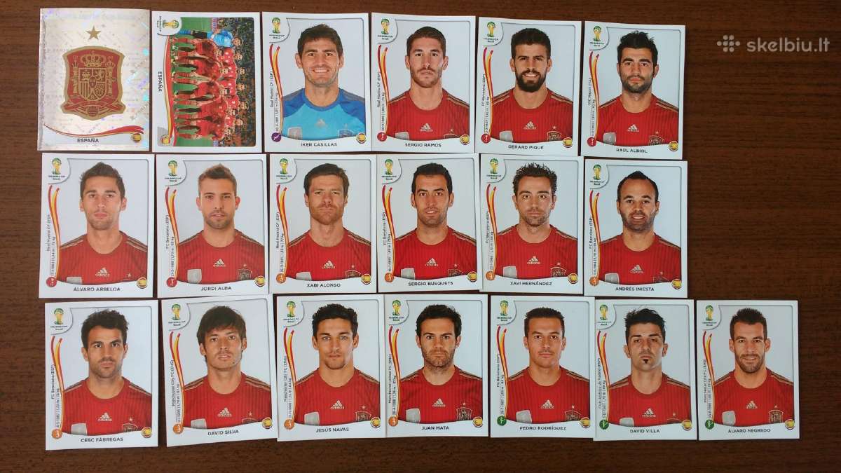 Panini 2014 Pasaulio Futbolo Čempionato Lipdukai - nuotraukos Nr. 14