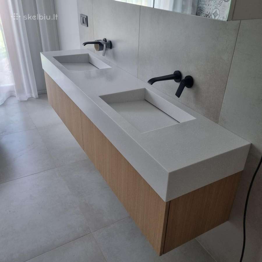 Lieto akmens Corian,himacs stalviršiai, praustuvai - nuotraukos Nr. 8