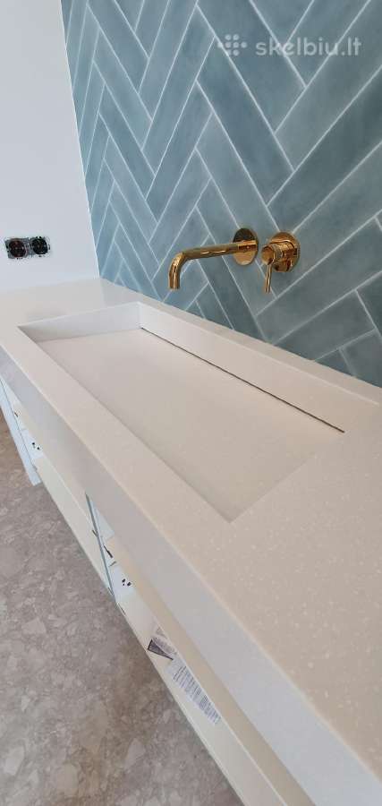 Lieto akmens Corian,himacs stalviršiai, praustuvai - nuotraukos Nr. 15