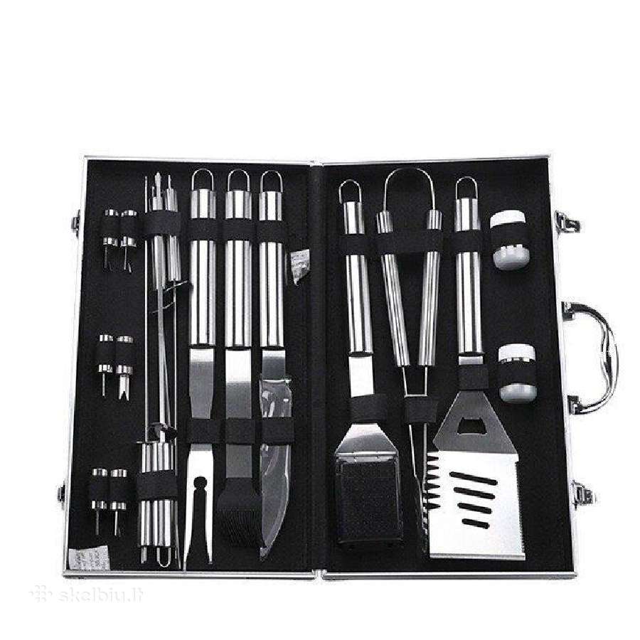 Bbq-grill komplektas 19vnt 27vnt 30vnt Irankių