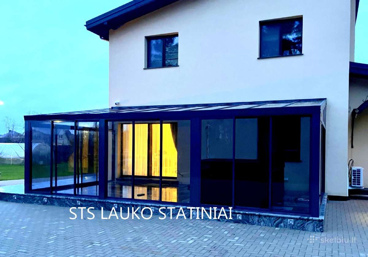Stoginės, terasos, stiklinimas - nuotraukos Nr. 9