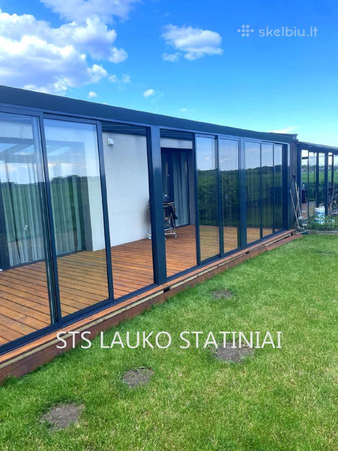 Stoginės, terasos, stiklinimas - nuotraukos Nr. 10