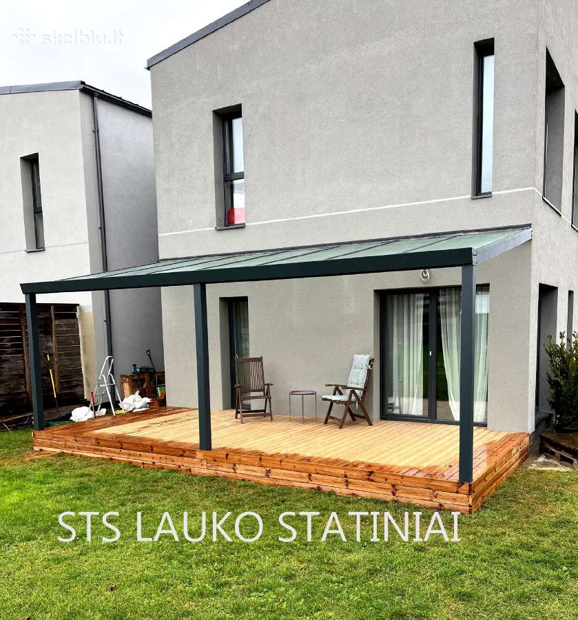 Stoginės, terasos, stiklinimas - nuotraukos Nr. 11