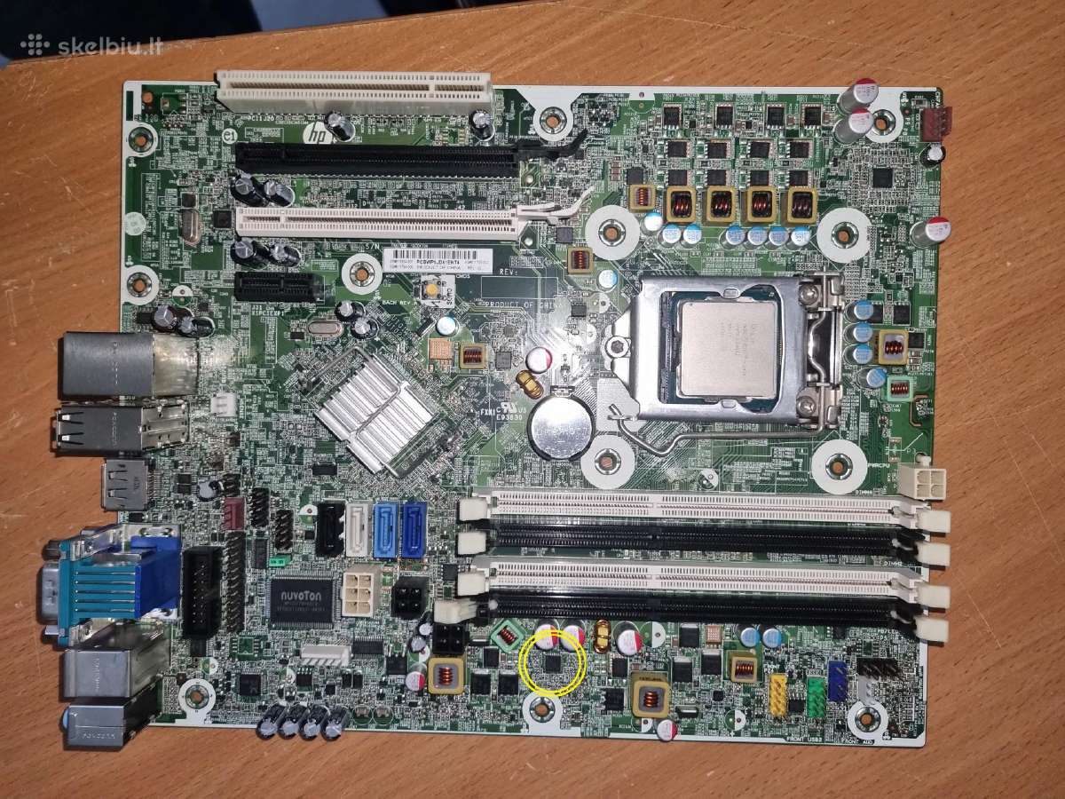 Motinine nuo Hp Compaq 8200 - nuotraukos Nr. 2