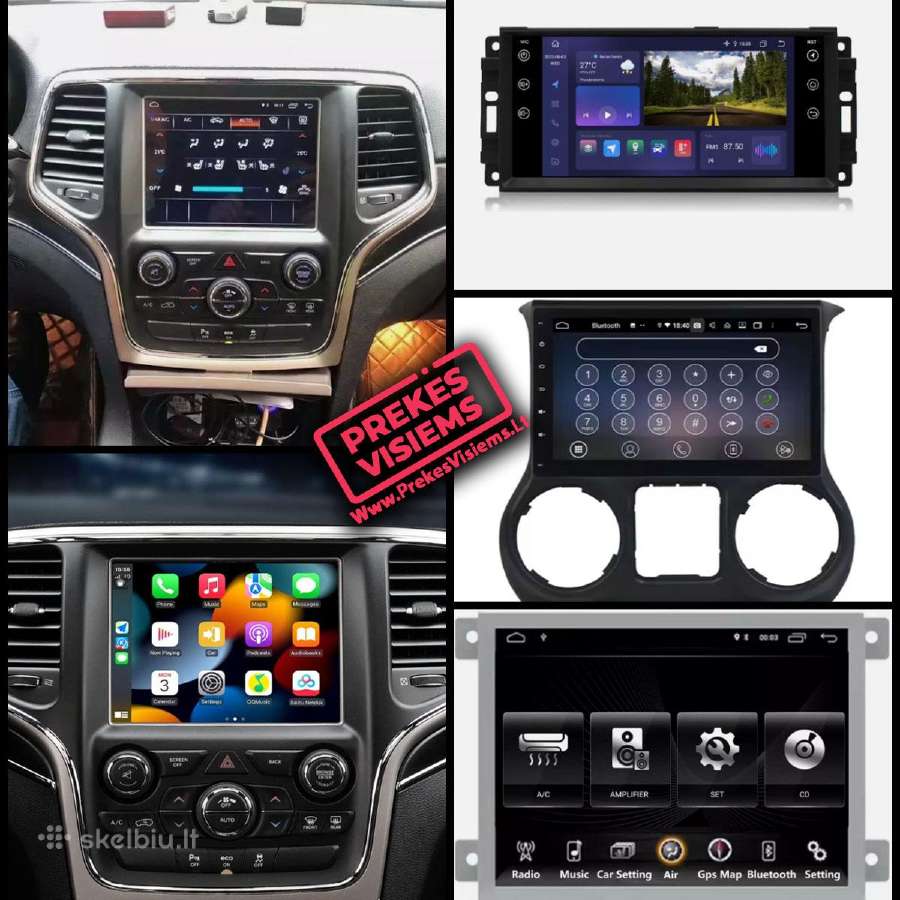 Jeep android multimedijos su navigacija