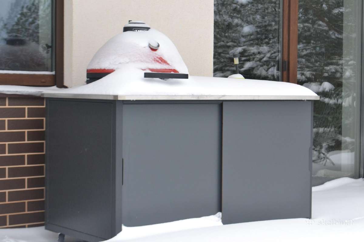 Premium Kamado stalas / lauko virtuvė - nuotraukos Nr. 6