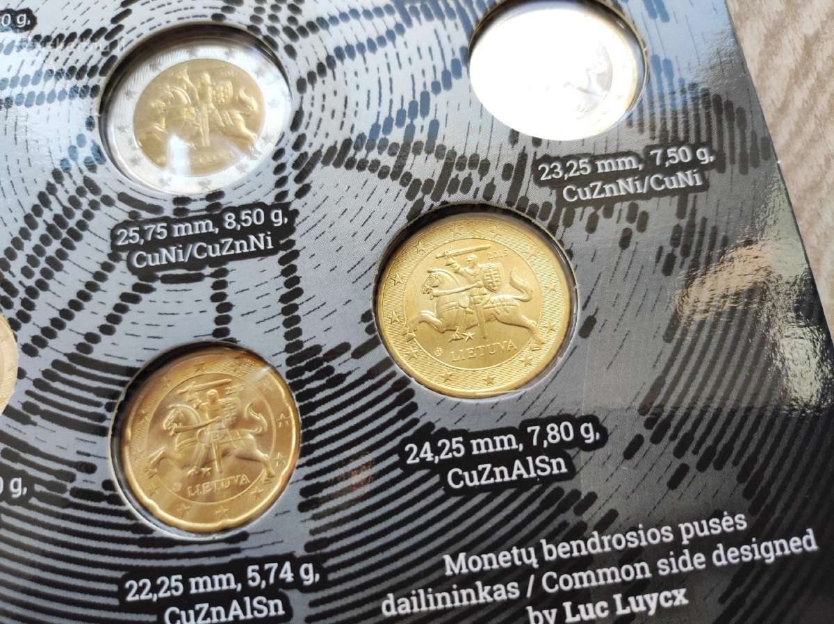 Lietuviškų eurų rinkinis - nuotraukos Nr. 8