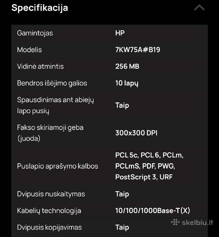 Hp lazerinis spausdintuvas spalvotas - nuotraukos Nr. 3