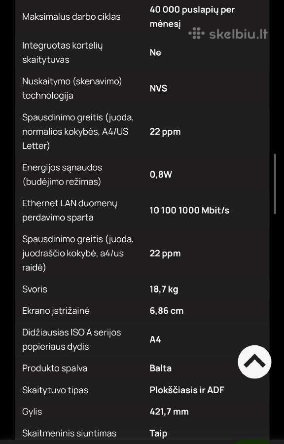 Hp lazerinis spausdintuvas spalvotas - nuotraukos Nr. 5