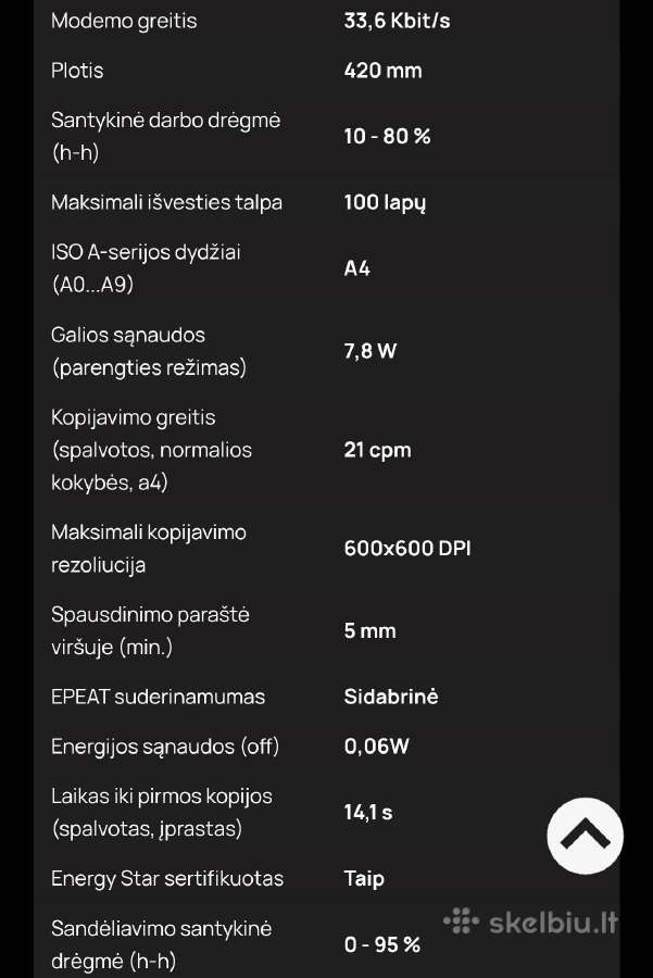Hp lazerinis spausdintuvas spalvotas - nuotraukos Nr. 6