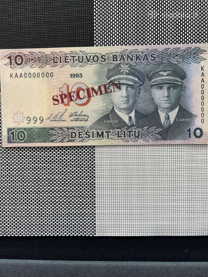 10 Litų pavyzdys