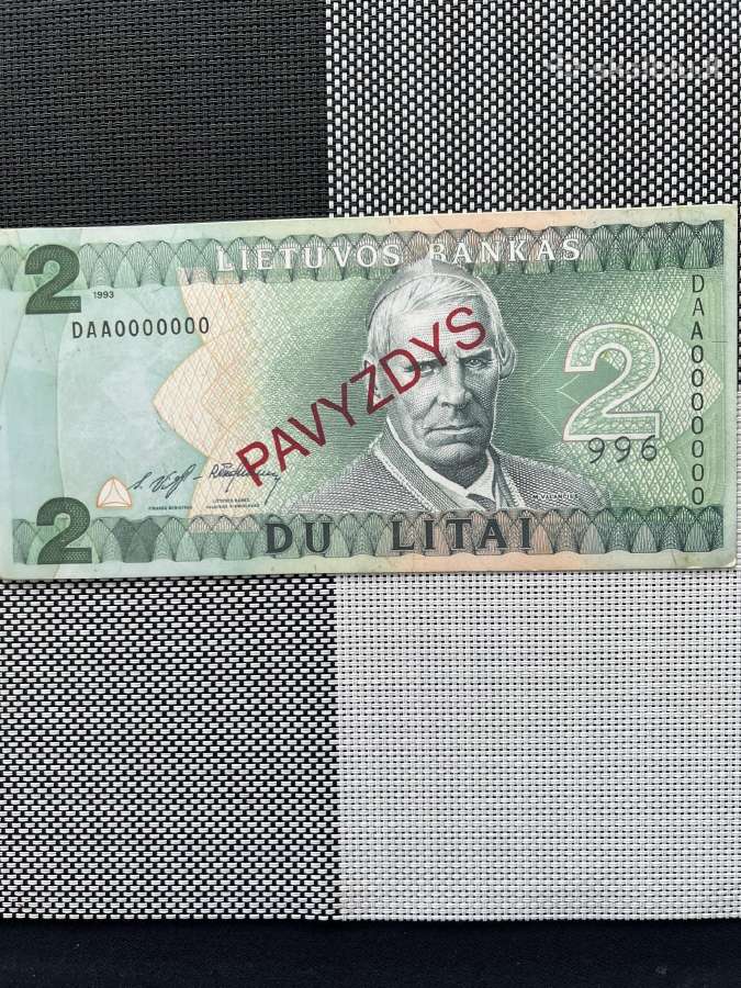 2 Litų pavyzdys .