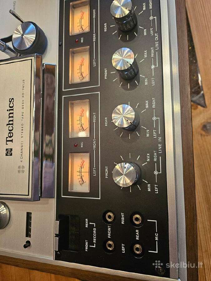 Technics - 741 Us juostinis 4 takelių grotuvas - nuotraukos Nr. 9