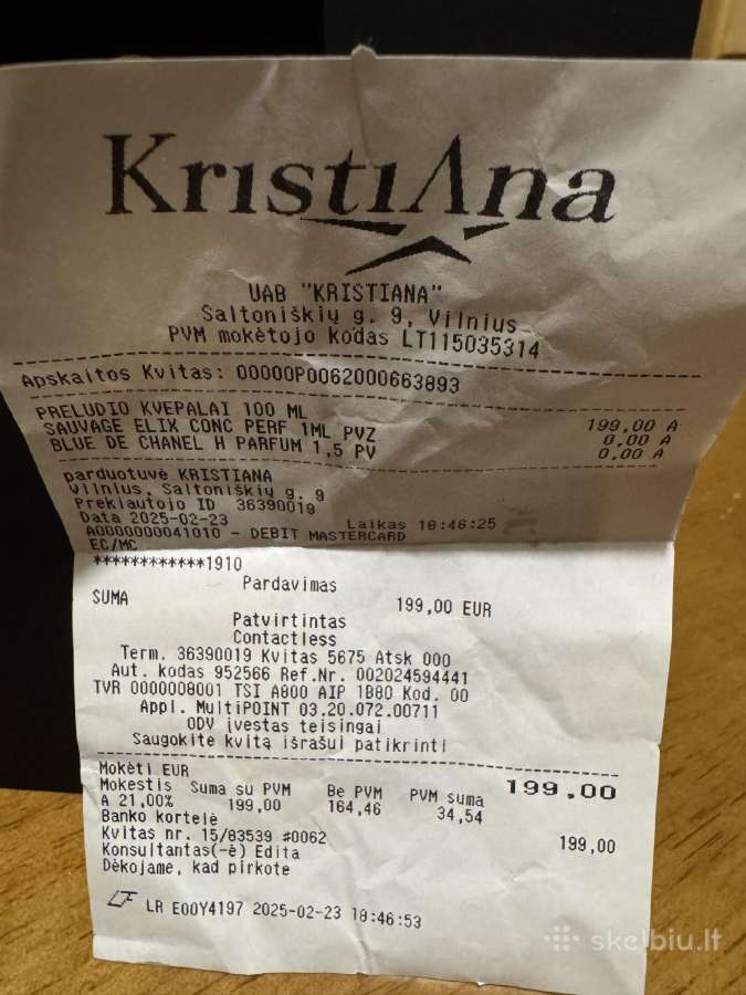 Nišiniai unisex kvepalai Gritti - nuotraukos Nr. 3