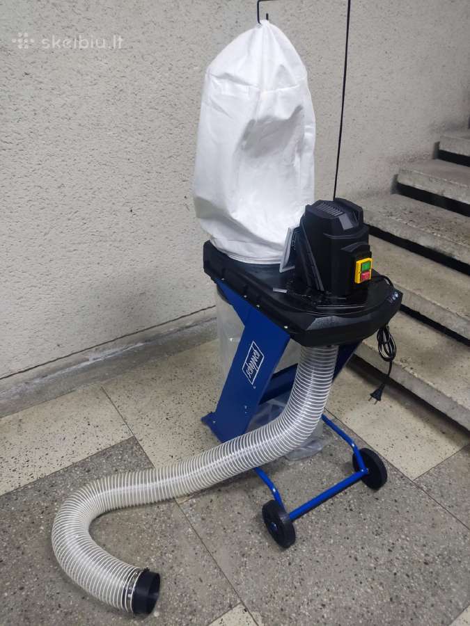 Dulkių bei drožlių siurblys/ciklonas Scheppach550w