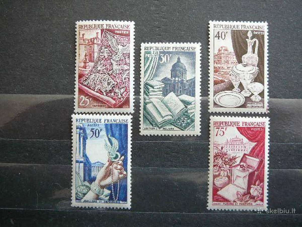 Prabangių gaminių amatai Prancuzija 1954 Mnh pz996