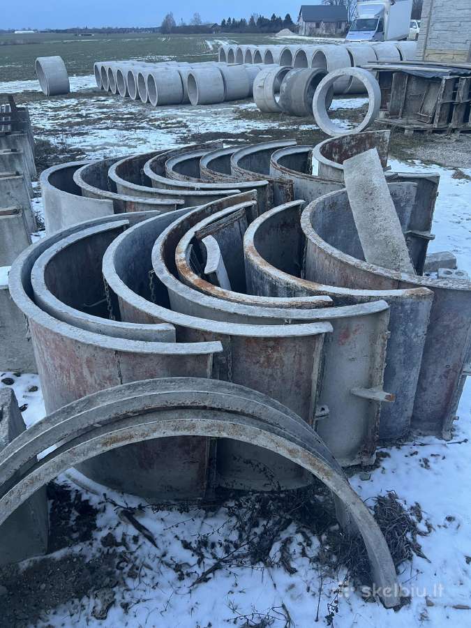 Cementiniu bonių formos