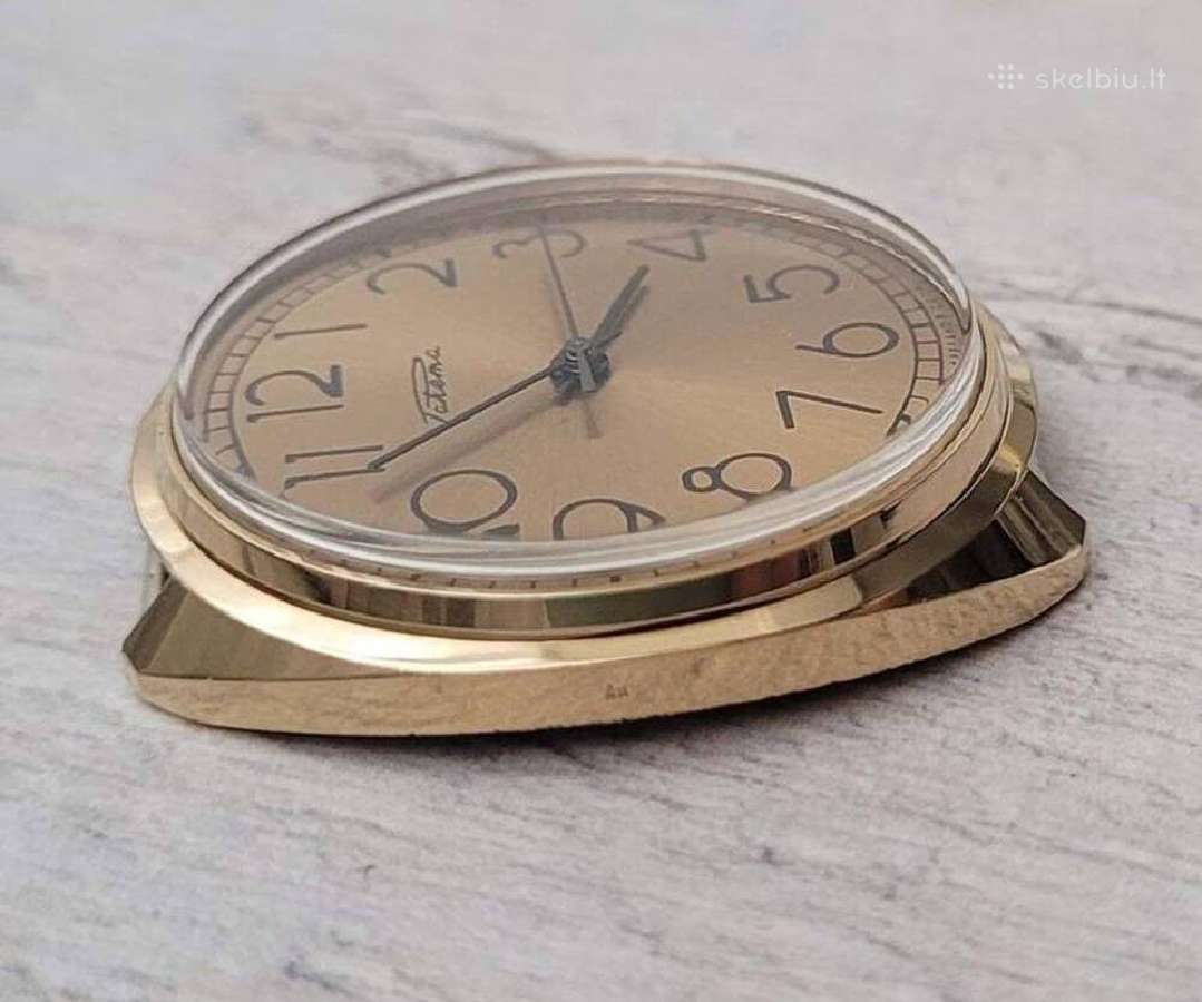 Auksuotas laikrodis "Raketa" TSRS. - nuotraukos Nr. 4