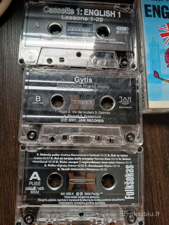 Audio kasetės.gytis Paškevičius,folkšokas,english - nuotraukos Nr. 5