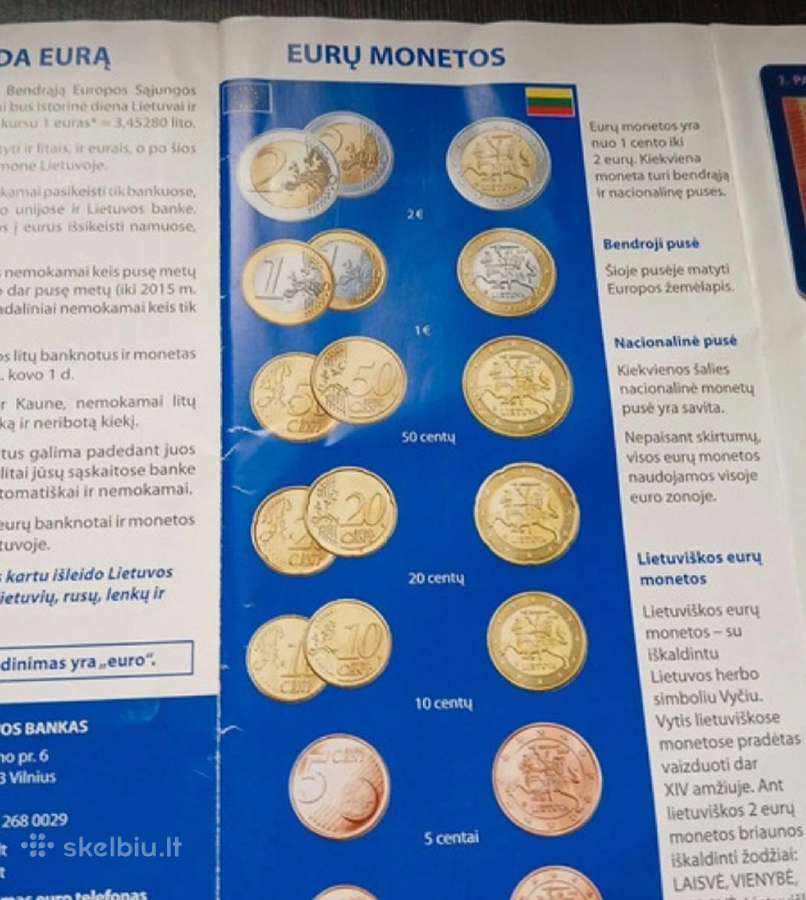 2015m lankstinukas euro ivedimui su dviem kortelėm - nuotraukos Nr. 7