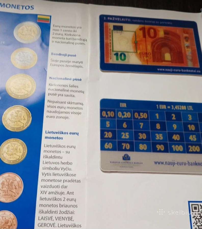 2015m lankstinukas euro ivedimui su dviem kortelėm - nuotraukos Nr. 8