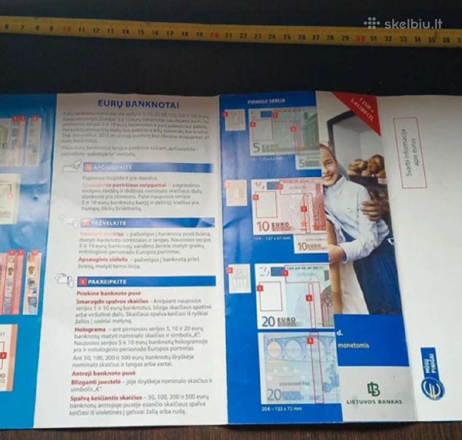 2015m lankstinukas euro ivedimui su dviem kortelėm - nuotraukos Nr. 9