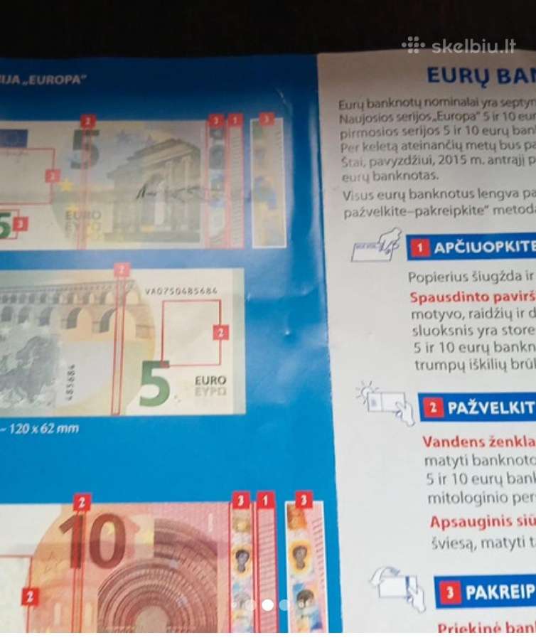 2015m lankstinukas euro ivedimui su dviem kortelėm - nuotraukos Nr. 10