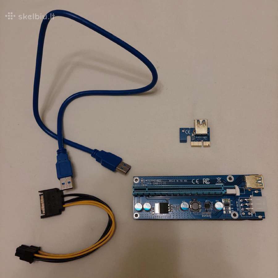 Pcie card riser Pci-e 1x- 16 x Usb 3.0