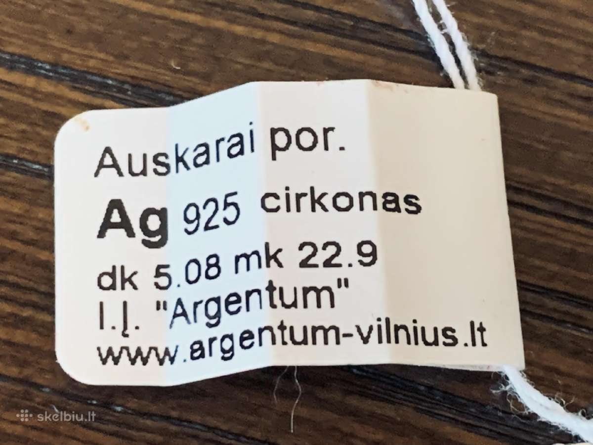 Nauji sidabriniai auskarai - nuotraukos Nr. 5
