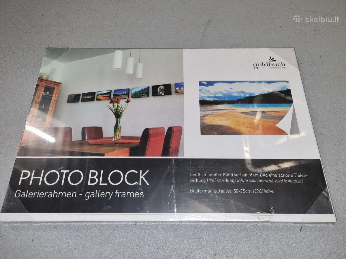 Parduodami nauji foto blokai