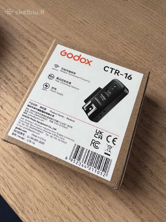 Godox paleidėjai blykstėms (Canon Nikon Pentax) - nuotraukos Nr. 14