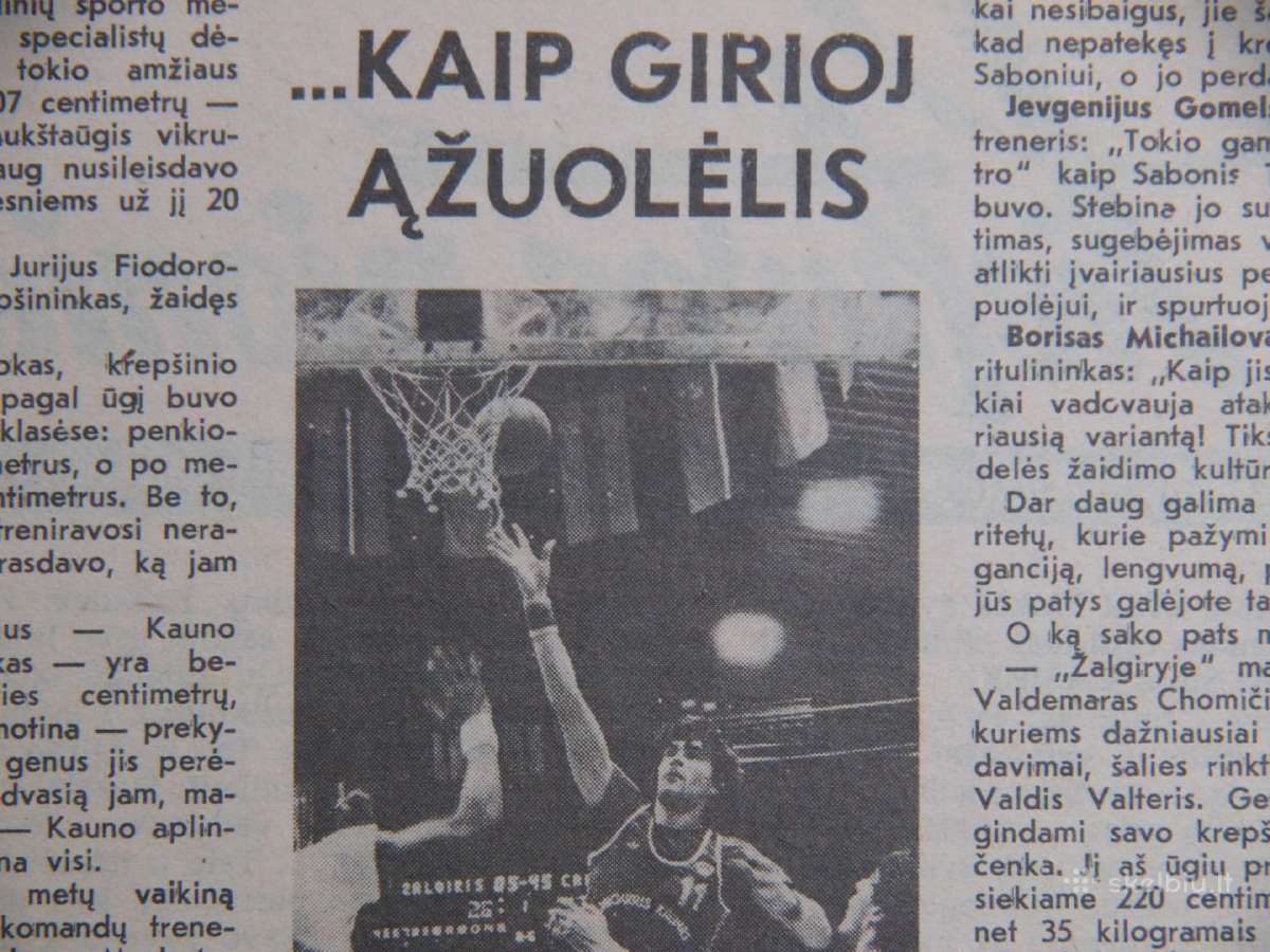 Kauno Žalgiris laikraščių iškarpos - nuotraukos Nr. 2