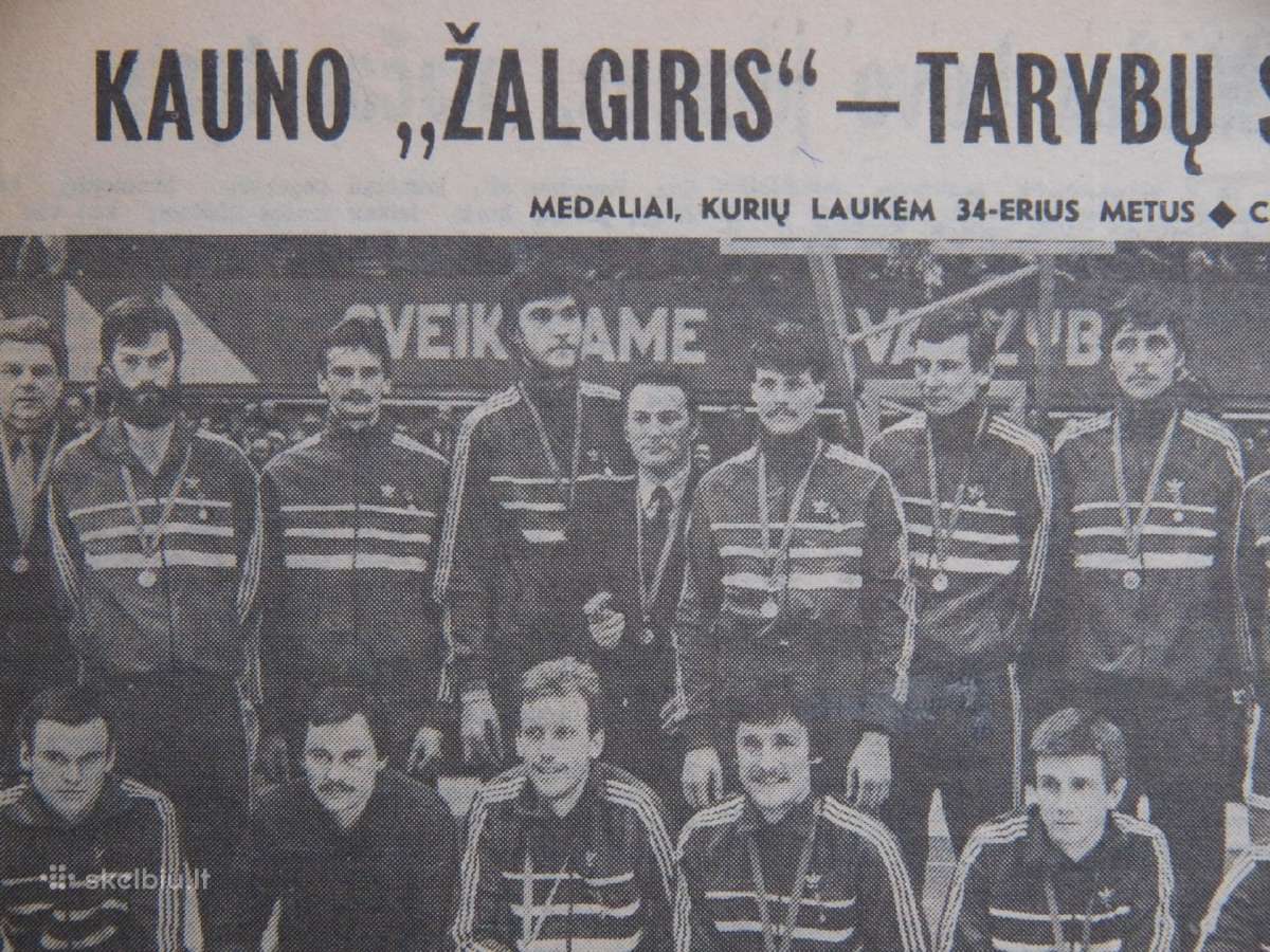 Kauno Žalgiris laikraščių iškarpos - nuotraukos Nr. 3