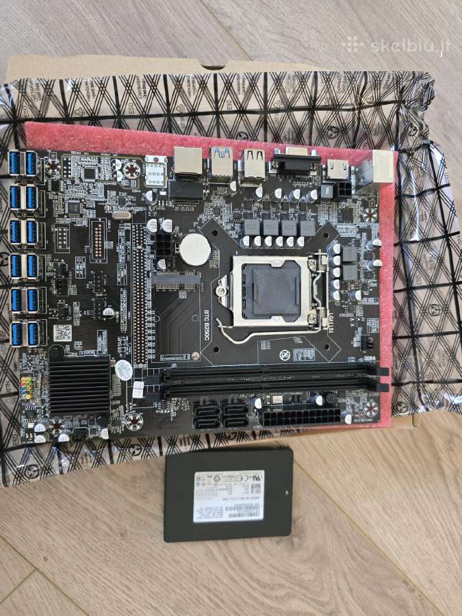Btc B250c nauja + SSD + WiFi