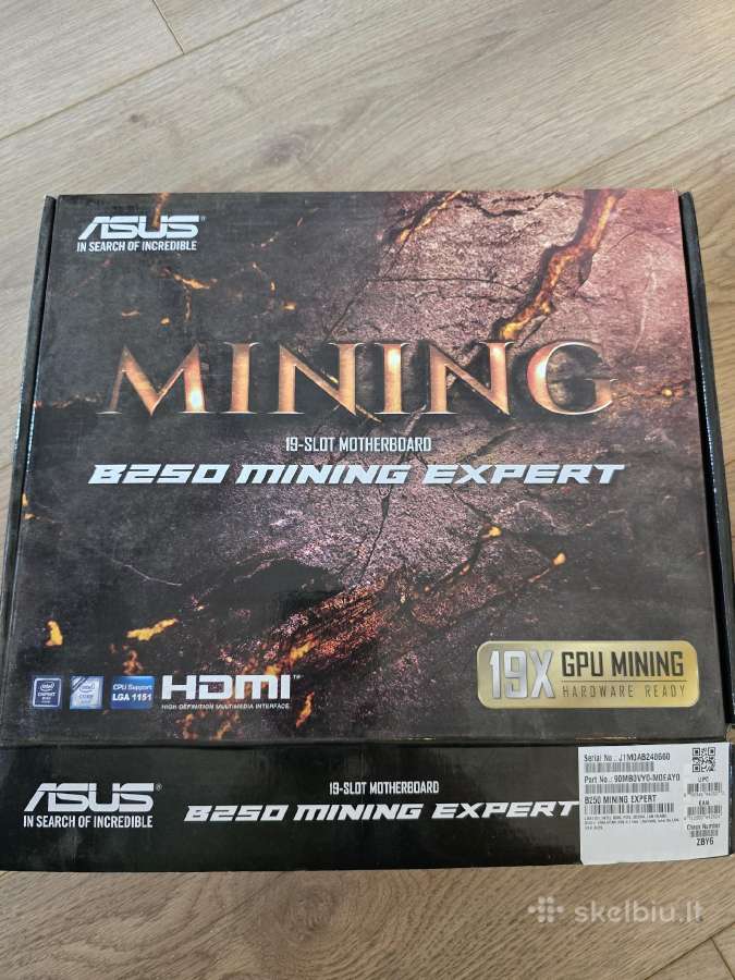 B250 Mining Expert + RAM + Cpu + WiFi + SSD - nuotraukos Nr. 3