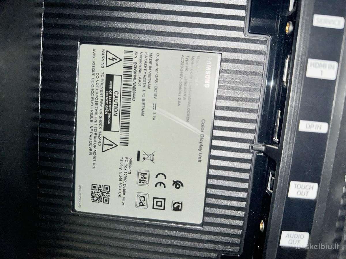Samsung flip Wm85r išmanioji lenta - nuotraukos Nr. 4