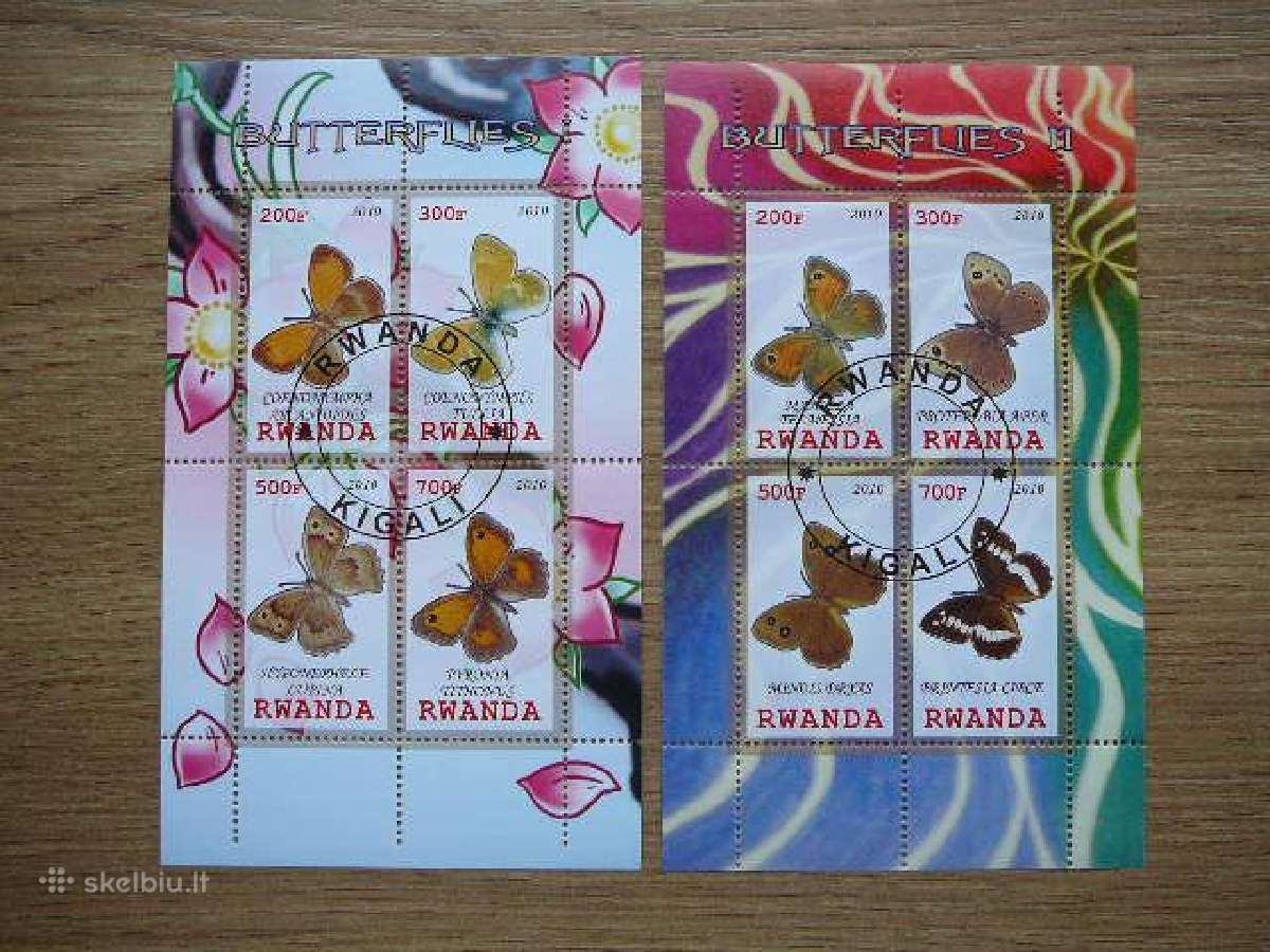 Drugeliai Ruanda 2010 antsp. s854/5