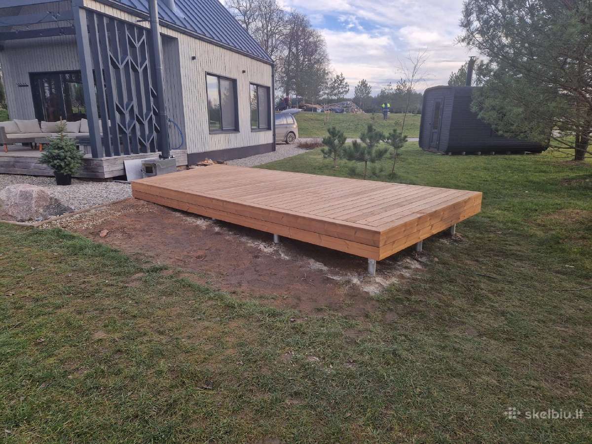 Karkasinių namų statyba, vidaus apdaila. - nuotraukos Nr. 6