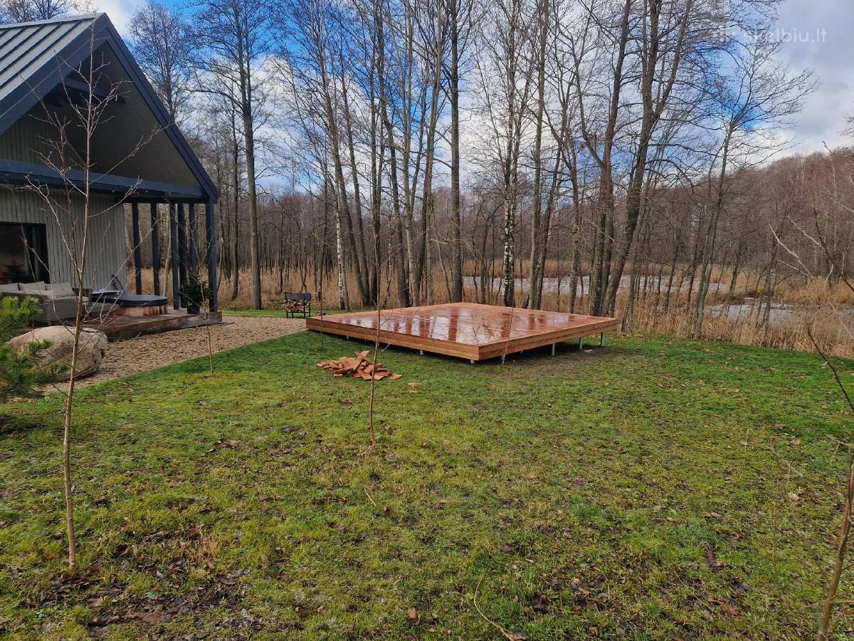 Karkasinių namų statyba, vidaus apdaila. - nuotraukos Nr. 14