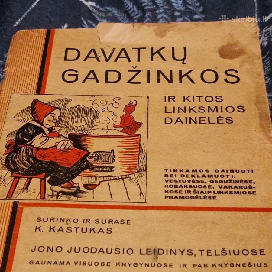 Vintažinė knyga. Davatkų Gadžinkos
